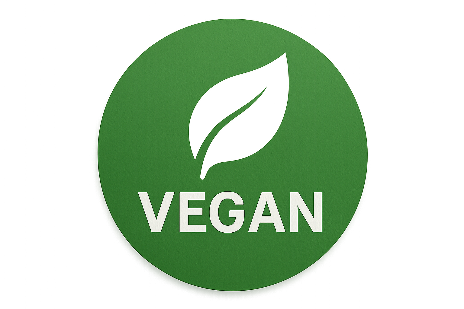round vegan icon